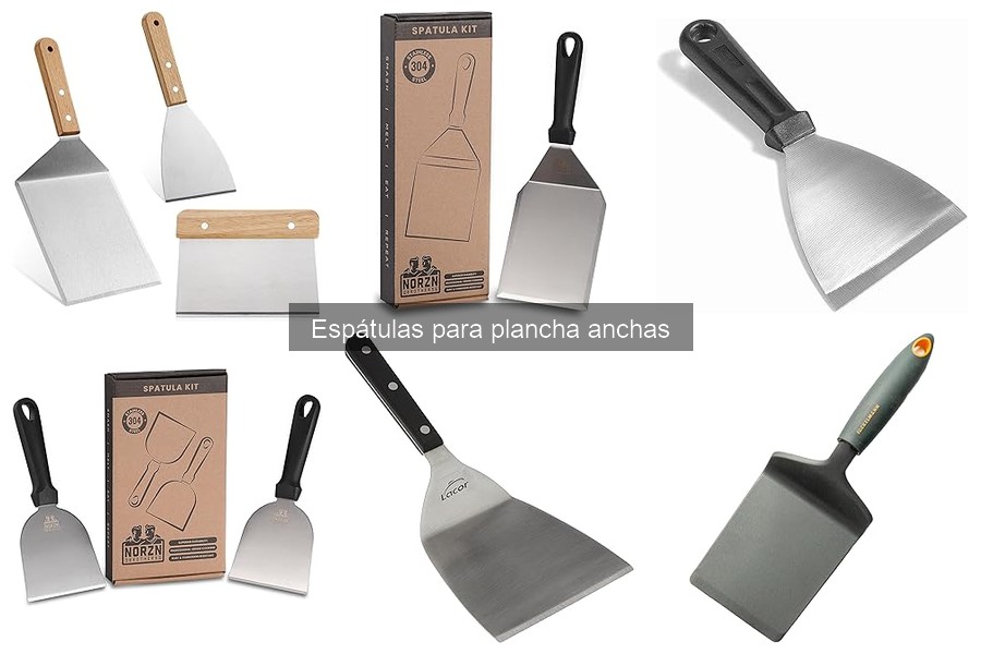 Ventajas de usar espátulas anchas para plancha en casa