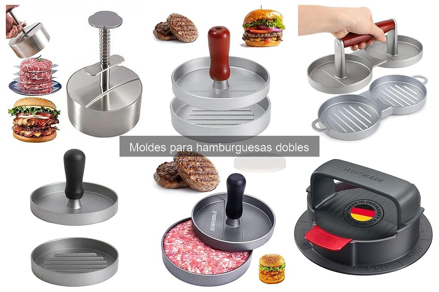 Ventajas de Usar Moldes para Hamburguesas Dobles en Casa