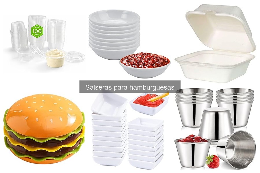 Ventajas de usar salseras para hamburguesas en casa