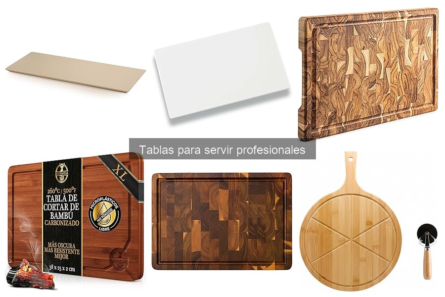 Ventajas de usar tablas para servir profesionales en casa