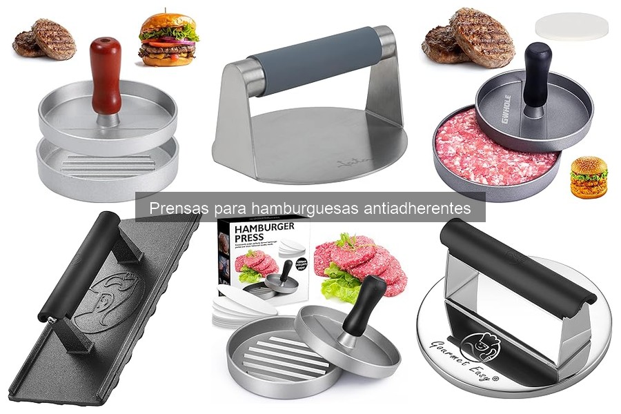 Ventajas y desventajas de prensas para hamburguesas antiadherentes
