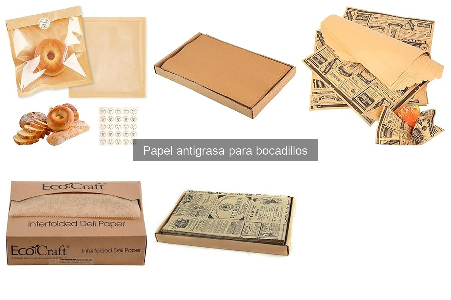 Ventajas y desventajas del papel antigrasa para bocadillos